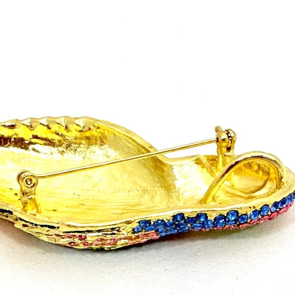 Colorful Large Parrot Brooch - Off Park Collection by JTV with Box - Picture 9 of 12